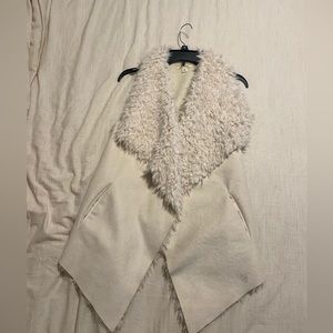 Sherpa Teddy Cream Vest
